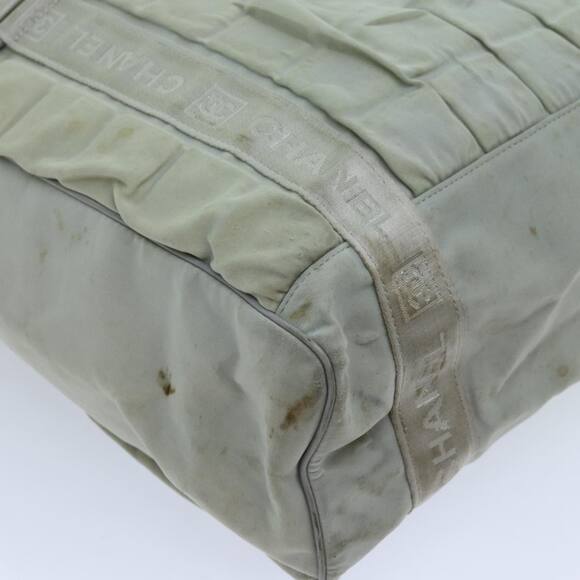 CHANEL Sports Line Tote Bag Canvas Gray CC - Picture 10 of 16